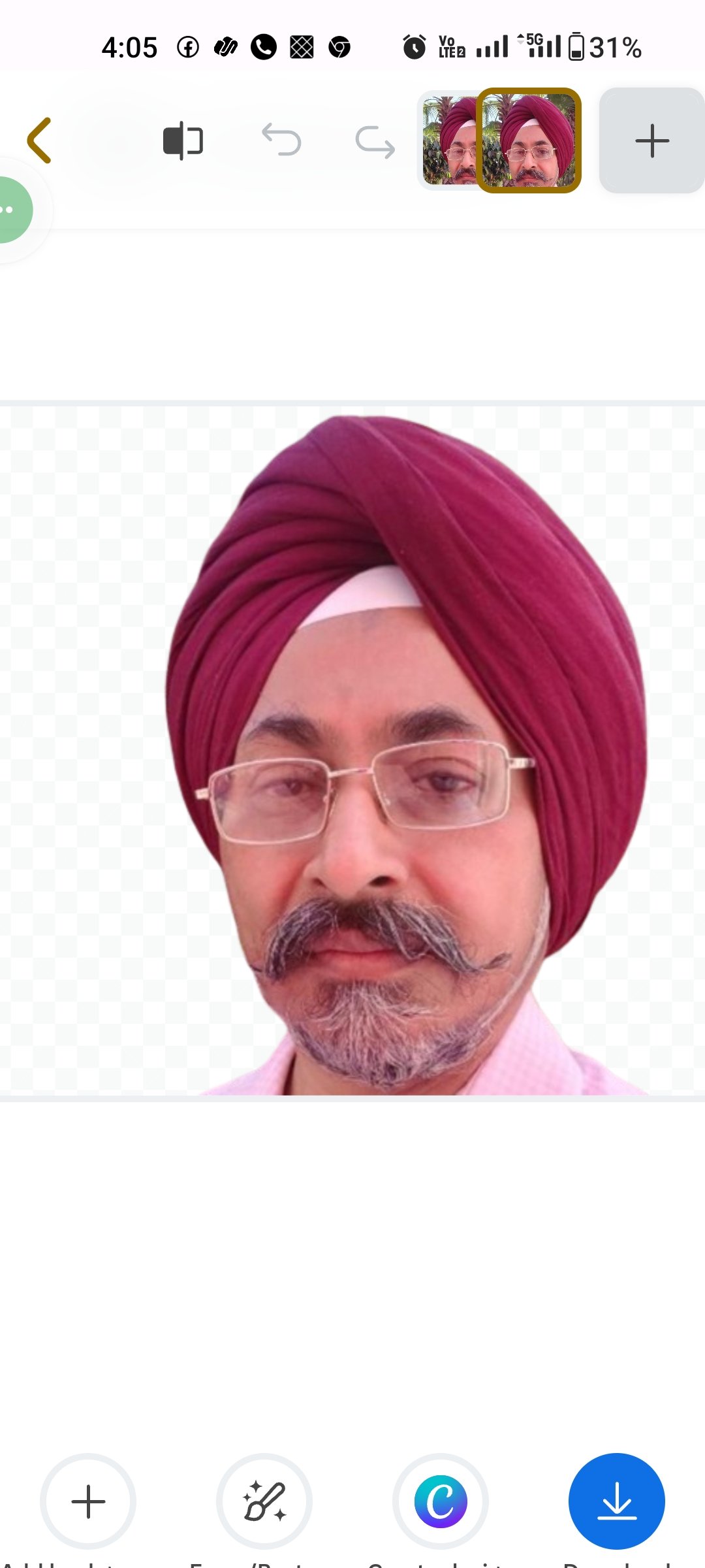 matrimonial image with a link